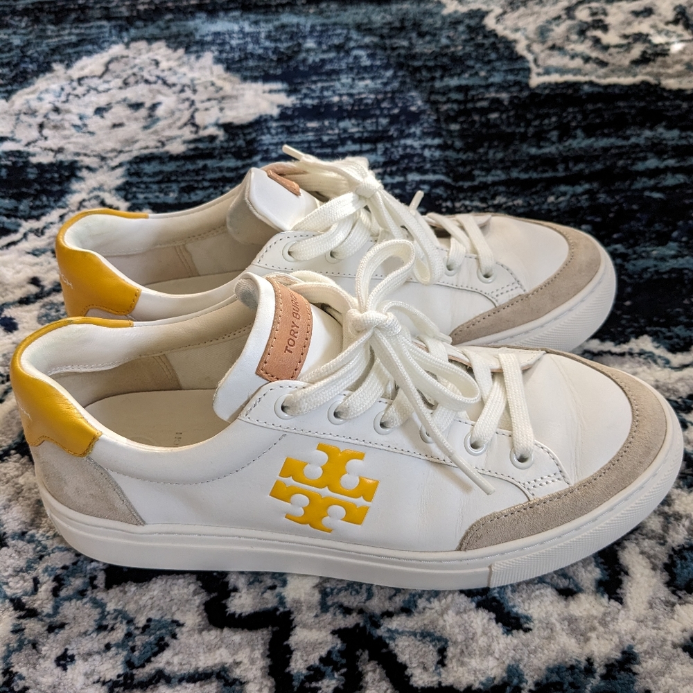 Tory Burch Leather Sneaker Shoes